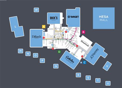 mesa mall map.